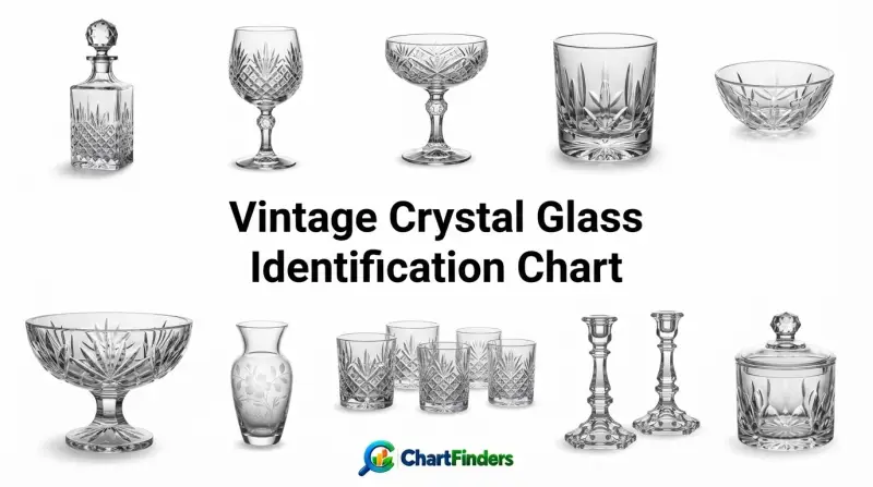Vintage Crystal Glass Identification Chart