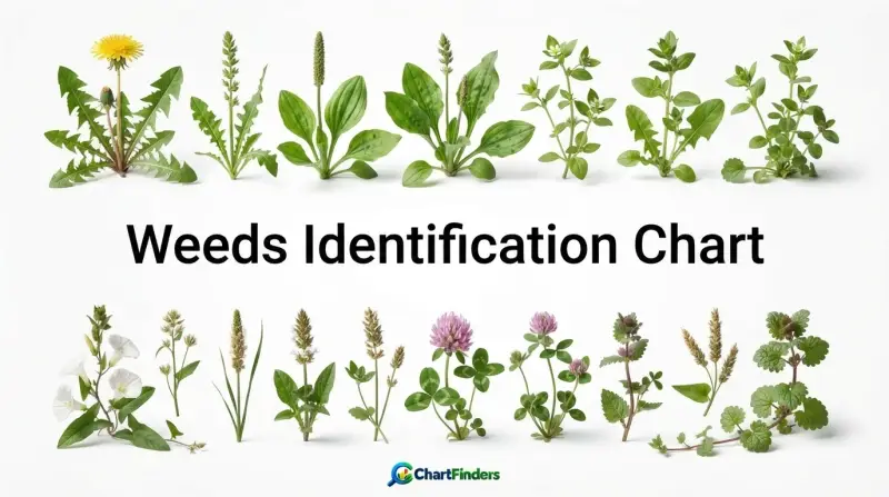 Weeds Identification Chart