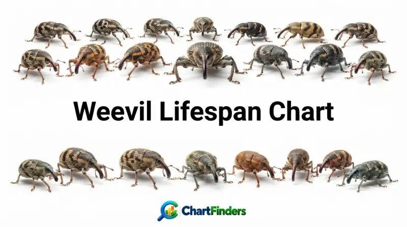 Weevil Lifespan Chart