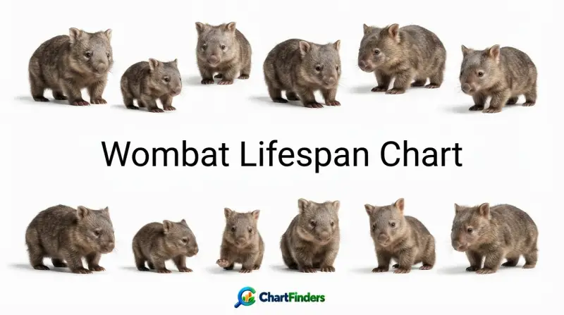 Wombat Lifespan Chart