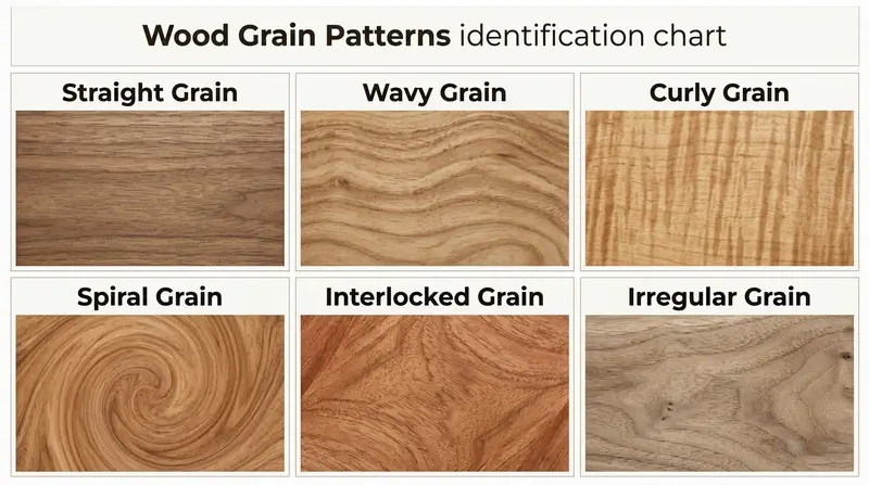 Wood Grain Identification Chart