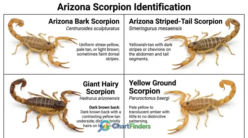 Scorpion Identification Chart