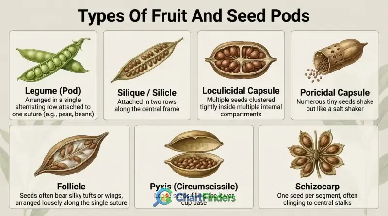 Seed Pod Seed Identification Chart