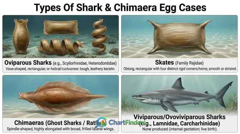 Shark Egg Identification Chart Shark Egg Identification Chart