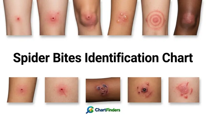 Spider Bites Identification Chart