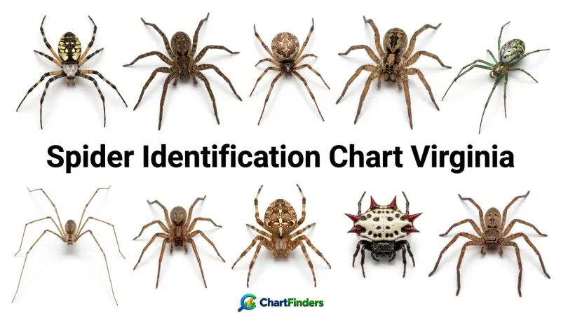 Spider Identification Chart Virginia