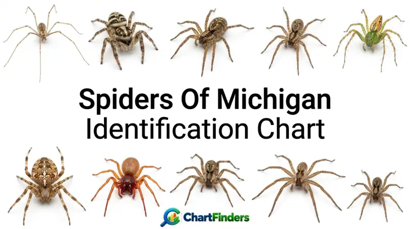 Spiders Of Michigan Identification Chart