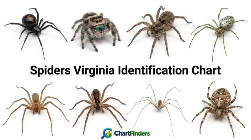 Spiders Virginia Identification Chart