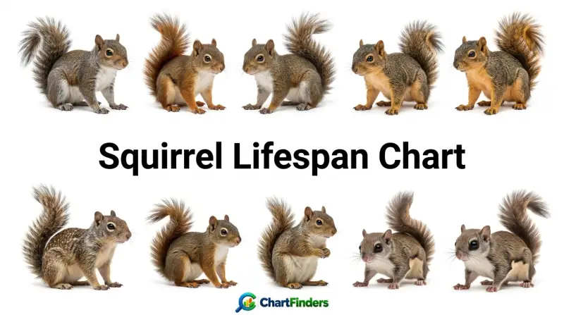 Squirrel Lifespan Chart