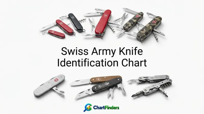 Swiss Army Knife Identification Chart