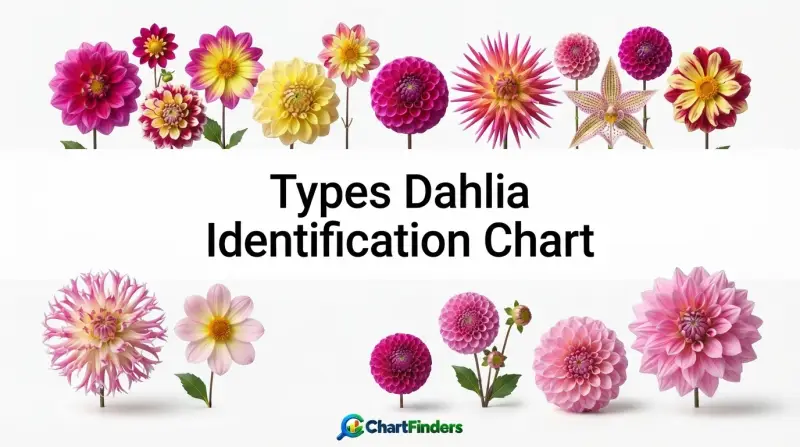 Types Dahlia Identification Chart