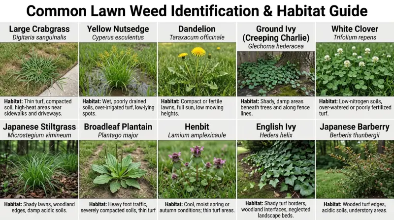 Lawn Weed Identification Chart