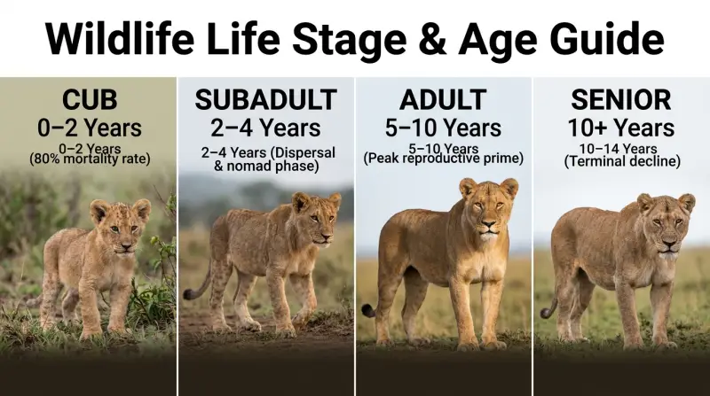 Lion Lifespan Chart