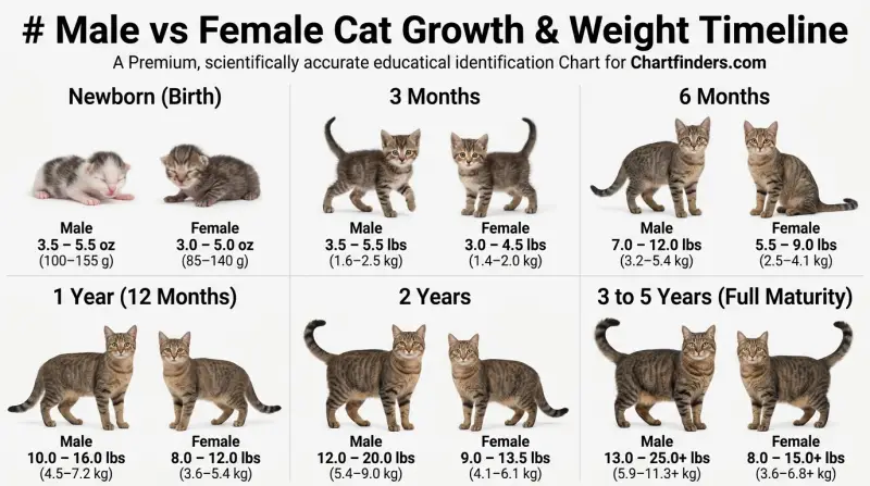 Maine Coon Cat Size Chart