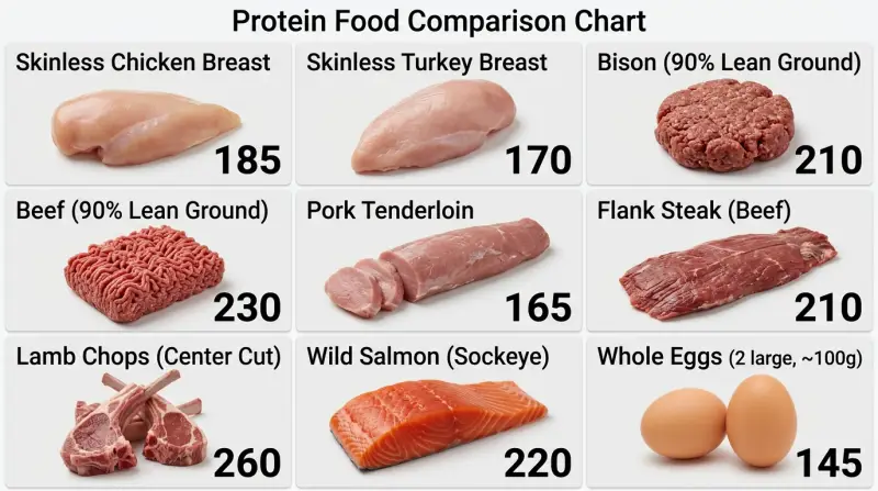 Meat Protein Chart