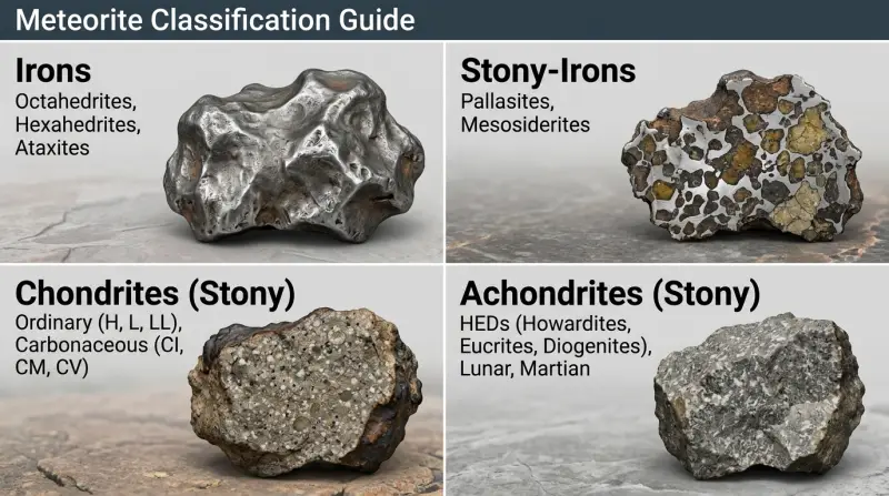 Meteorite Identification Chart