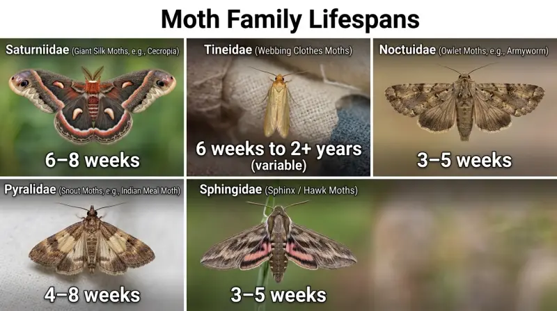 Moth Lifespan