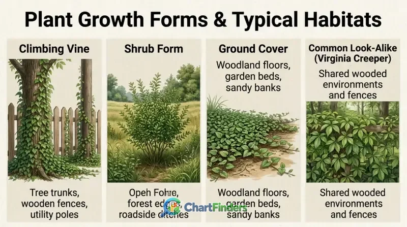 Poison Ivy Identification Chart