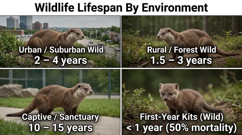 Raccoon Lifespan Chart